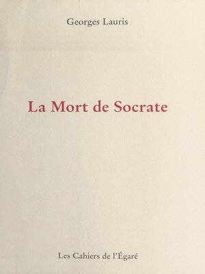 cover image of La mort de Socrate